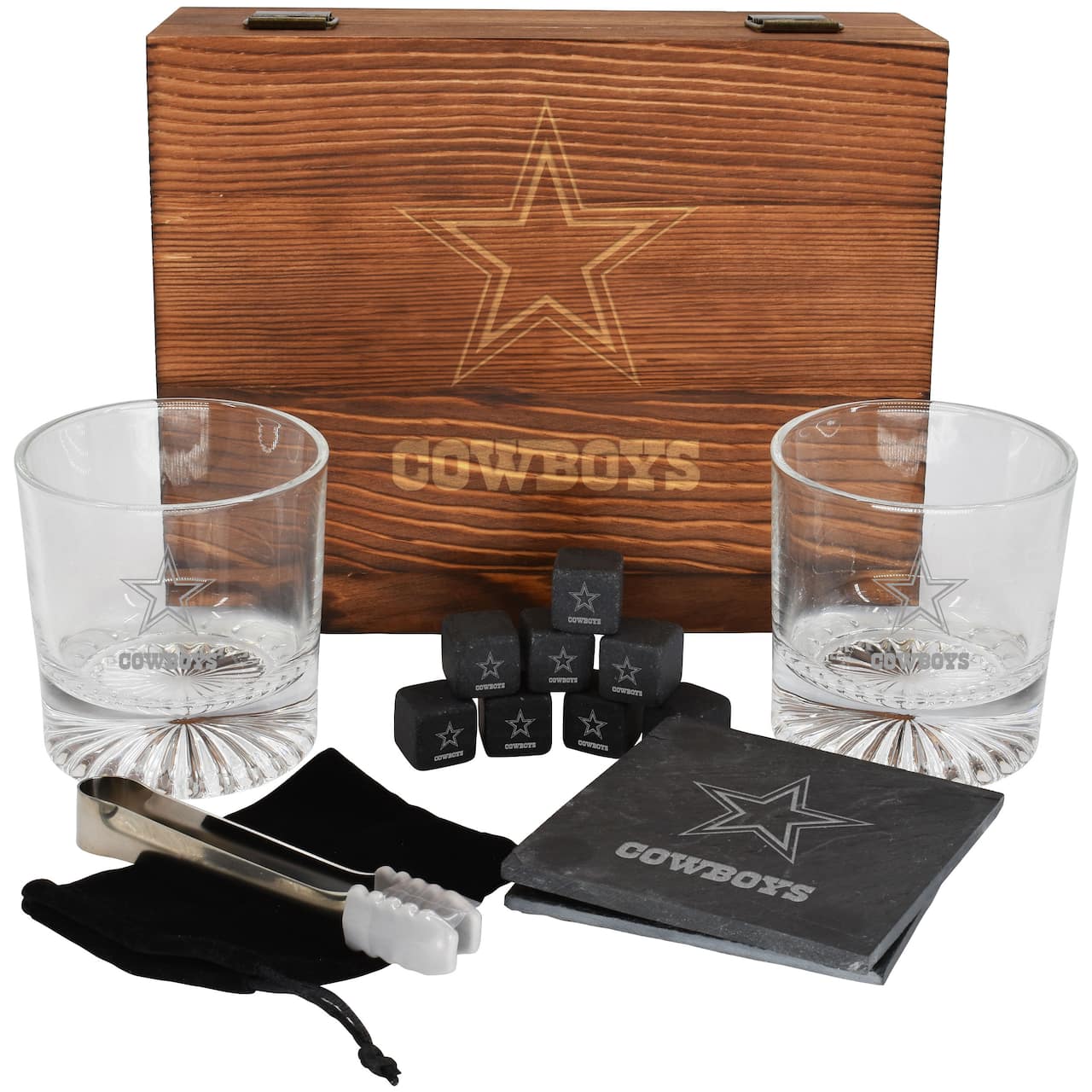 The Memory Company NFL Boxed Drinkware Set with Coasters